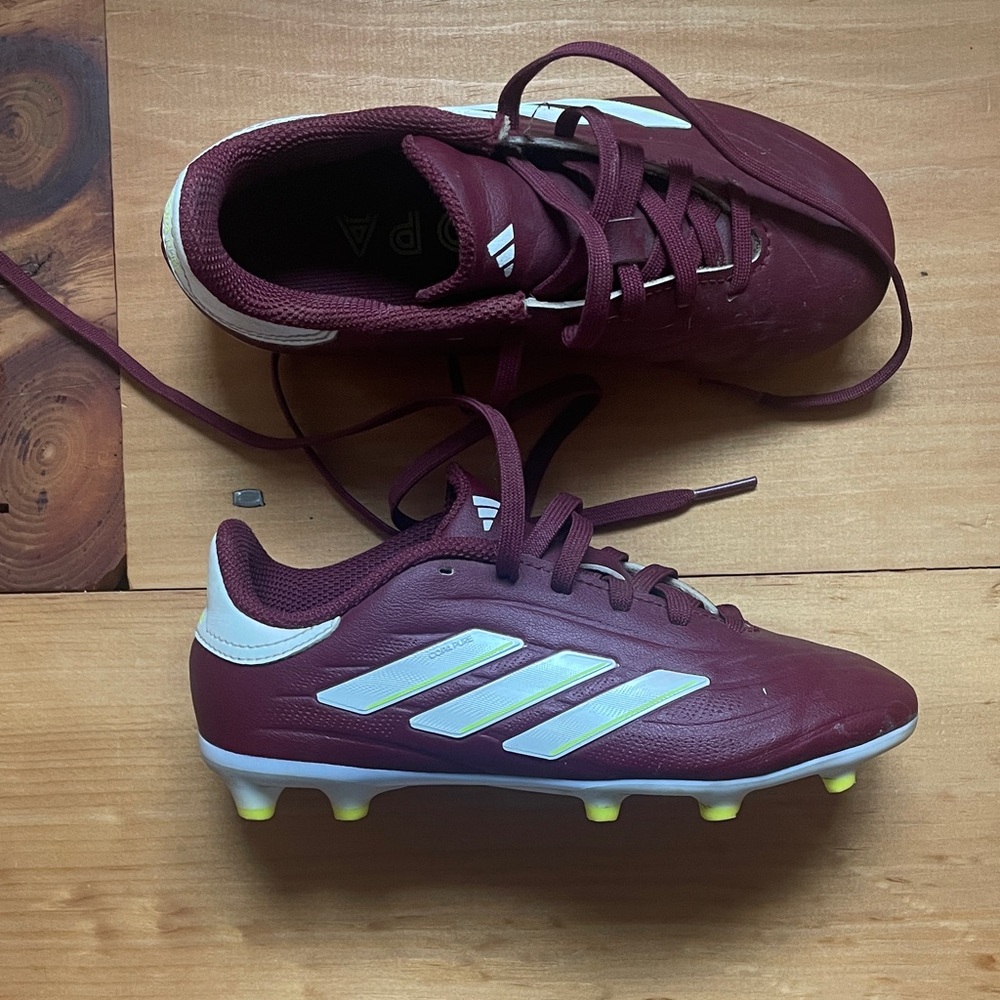 adidas Kids Shoes in Maroon and White